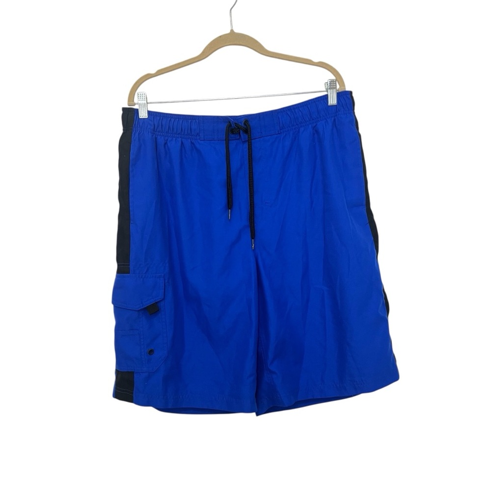 O’Rageous Royal Blue and Black Men’s Swim Shorts Size XL